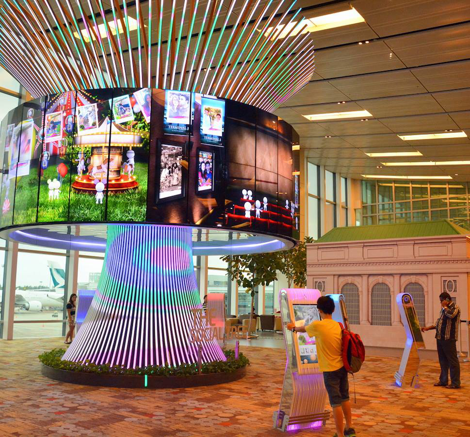 OLED airport