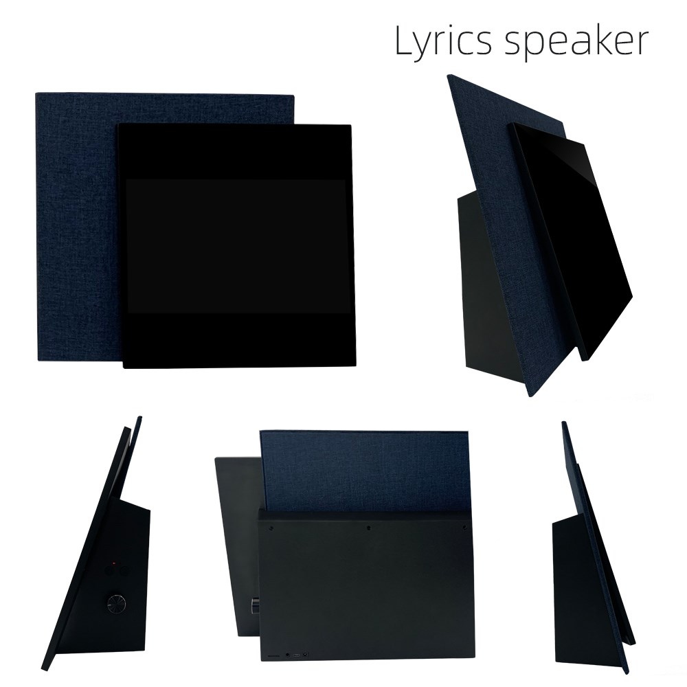Blue Bluetooth Lyrics Speaker