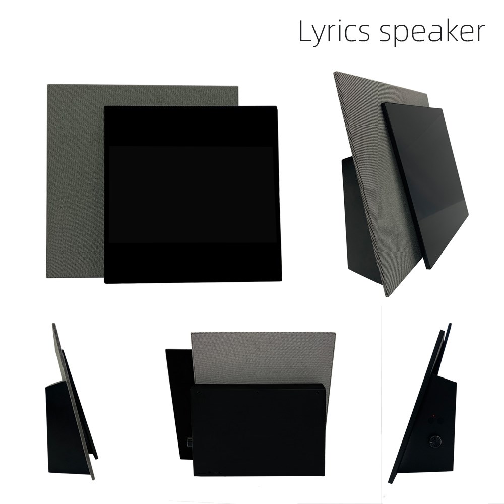 black Bluetooth Lyrics Speaker