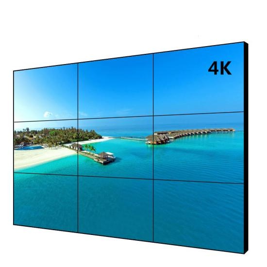 46 "49" 55 "65" fhd 4k lcd video wall splicing pantalla empalmada controlador de pared divisor 3.5mm 1.7mm 0.88mm 