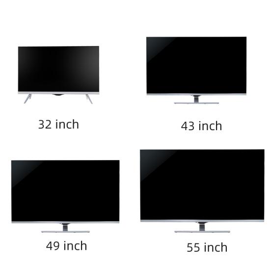 ultra delgado eled tv 5mm ultrafino uhd 4k smart tv aluminio 