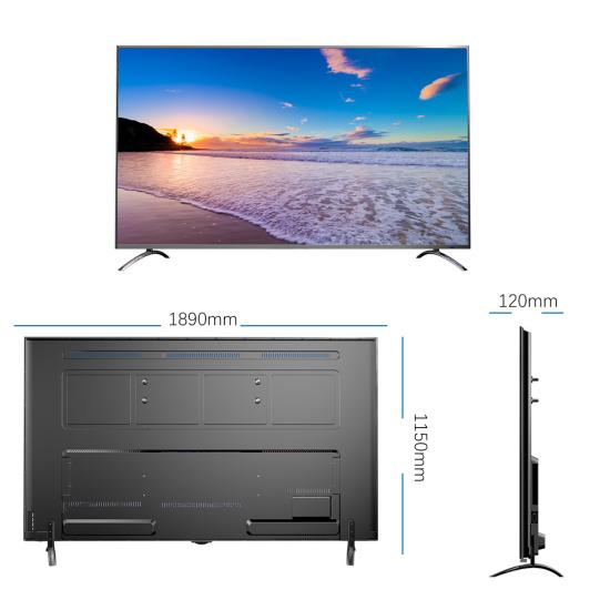 86 inch Android Smart TV 4K LCD DLED Big Size TV UHD Display Manufacturer 